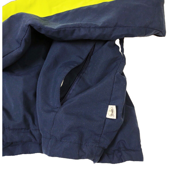 Duck Head Windbreaker Jacket Lightweight Size S Green Blue Zip Pockets Lined - Picture 10 of 11